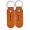 2 Sided Leather Key Chains 10 Pack-Customize it for Promotional Gifts, Fundraising, Events, Wedding - Engrave on Both Sides